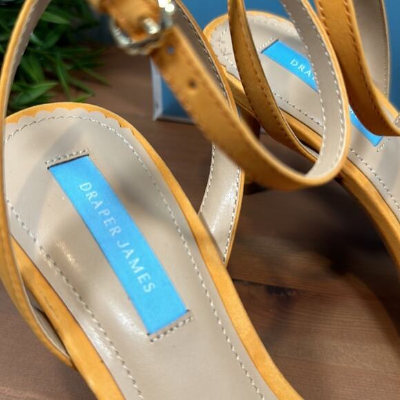 Draper James Alice Floral Heeled Sandals Size 7.5 - Picture 3 of 11